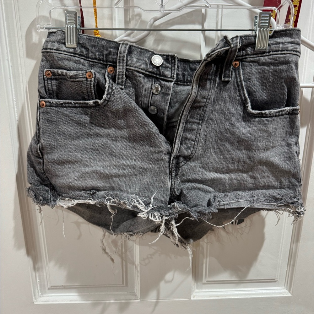 Levi's Gray Women's Denim Shorts